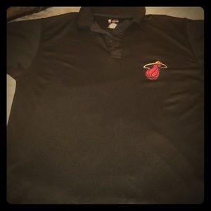 Mens Miami heat short sleeve shirt